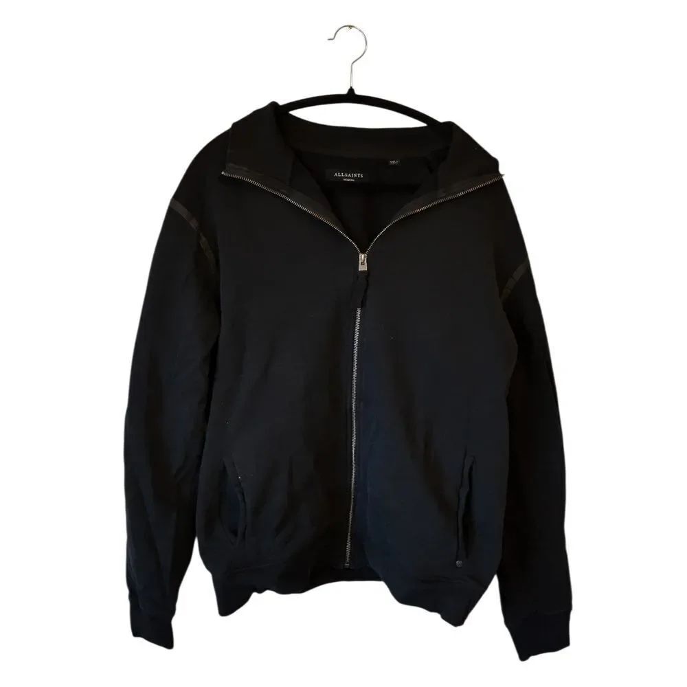 All Saints Black Zip-Up Size M